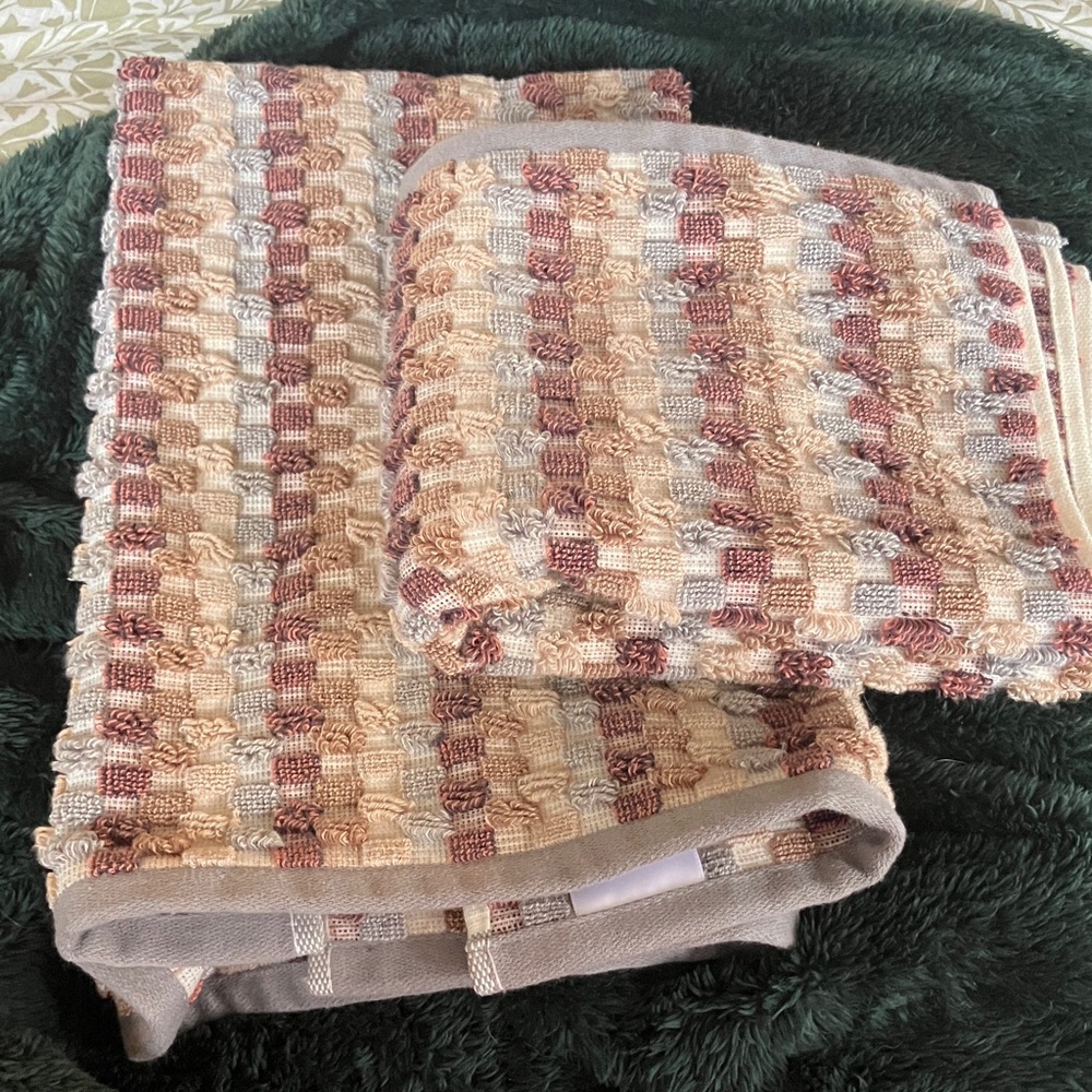 🎁2PC LOFT Hand Towel Set - 2 Pieces  warm colors